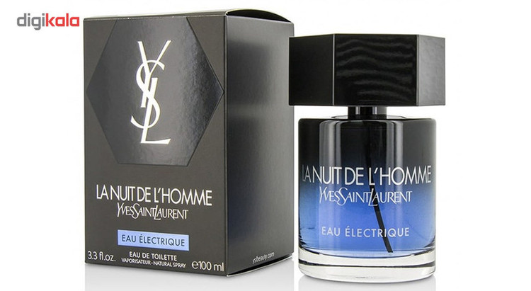 ادو تویلت مردانه لانکوم مدل La Nuit de L'Homme Eau Électrique حجم 100 میلی لیتر