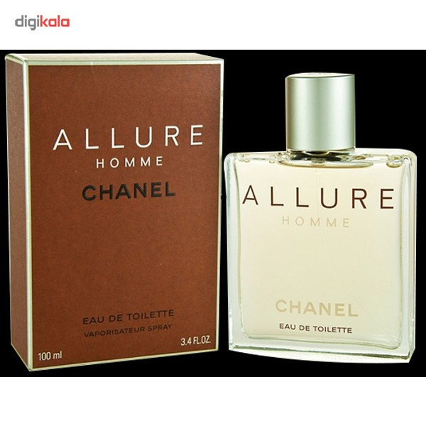 ادو تویلت مردانه شانل مدل Allure Pour Homme حجم 100 میلی لیتر