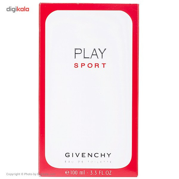 ادو تویلت مردانه ژیوانشی مدل Play Sport حجم 100 میلی لیتر