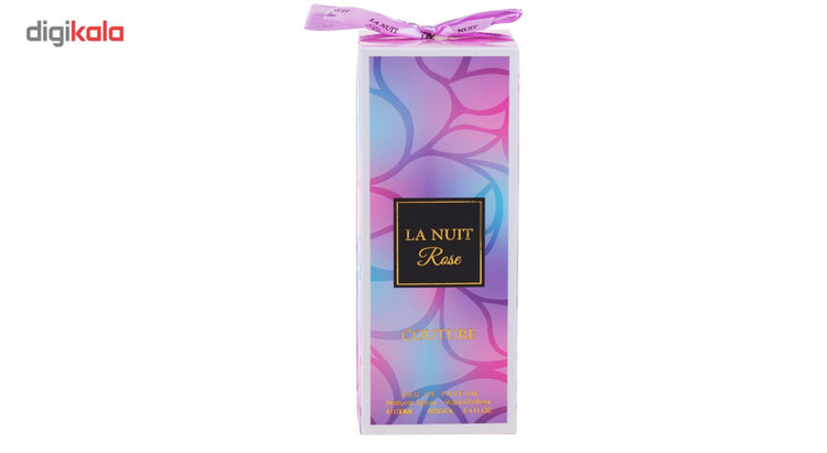 ادو پرفیوم زنانه فراگرنس ورد مدل Lanuit Rose Couture حجم 100 میلی لیتر