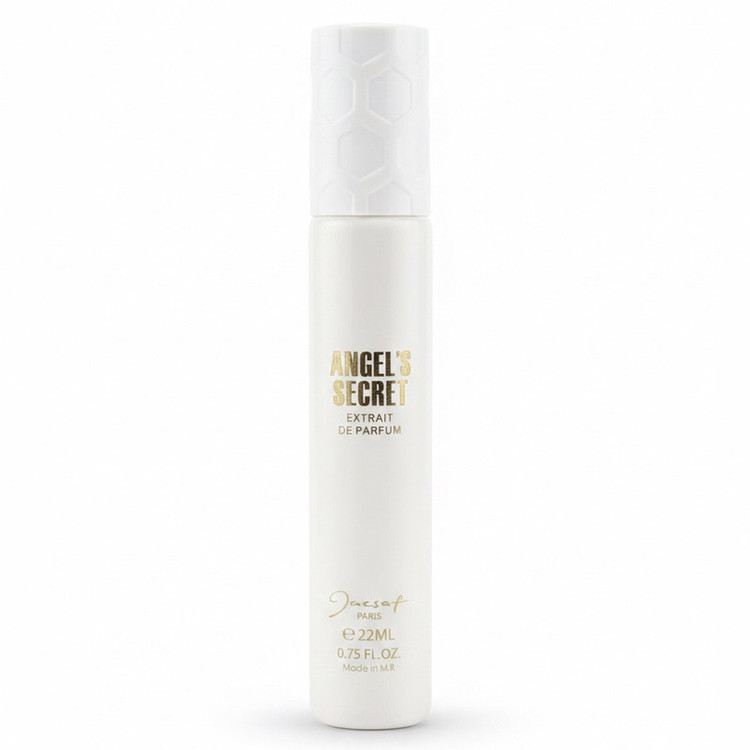 عطر جیبی ژک ساف مدل ANGELS SECRET با رایحه گرم و شیرین حجم ۲۲ میلی لیتر