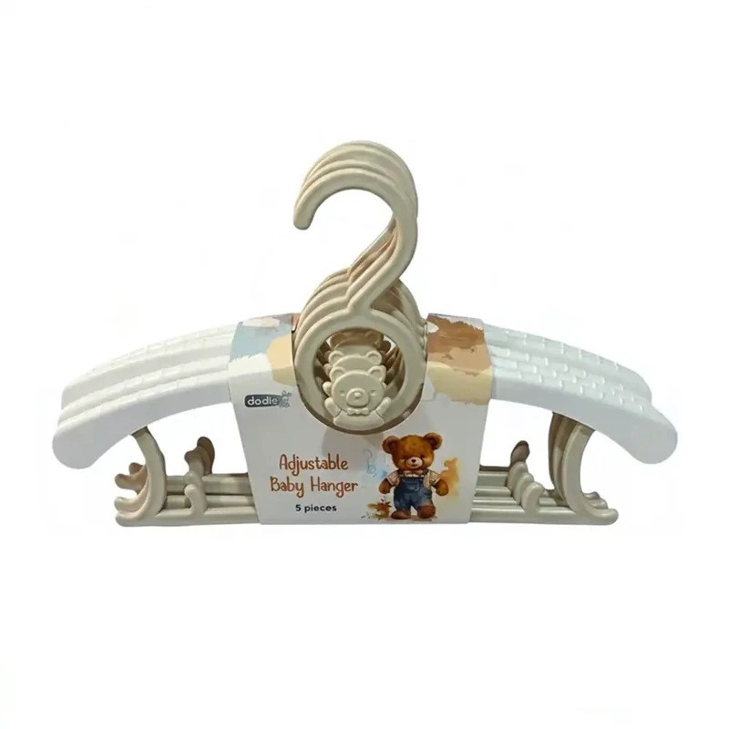 چوب لباسی نوزاد دودیه مدل 2in1 بسته 5 عددی