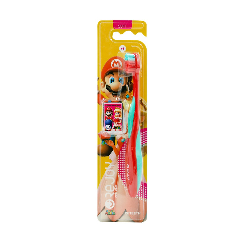 مسواک کودک ریجوی مدل super mario با برس نرم