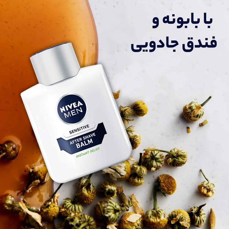 افتر شیو نیوا مدل SENSITIVE RELIFE حجم 100 میلی لیتر