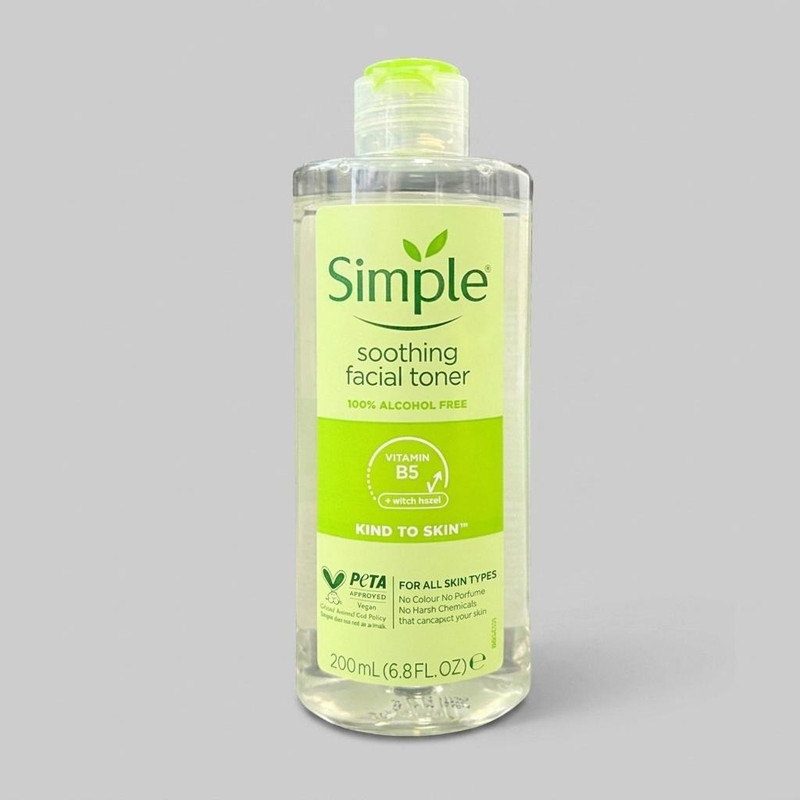 تونر سیمپل مدل Vitamin B5 Witch Hazel حجم 200 میلی لیتر
