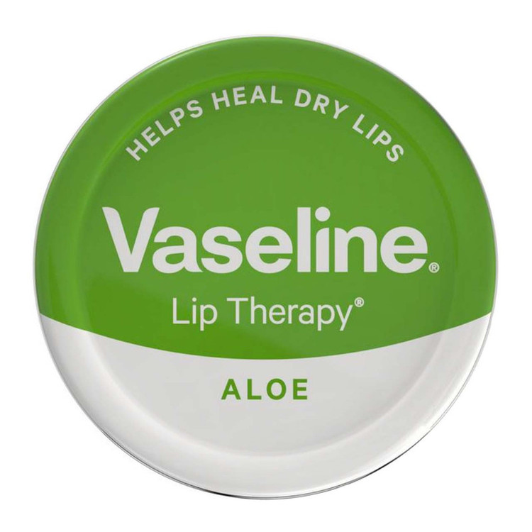 بالم لب آبرسان وازلین مدل Aloe حجم 20 میلیلیتر تقویتکننده و ترمیمکننده لبهای خشک و حساس