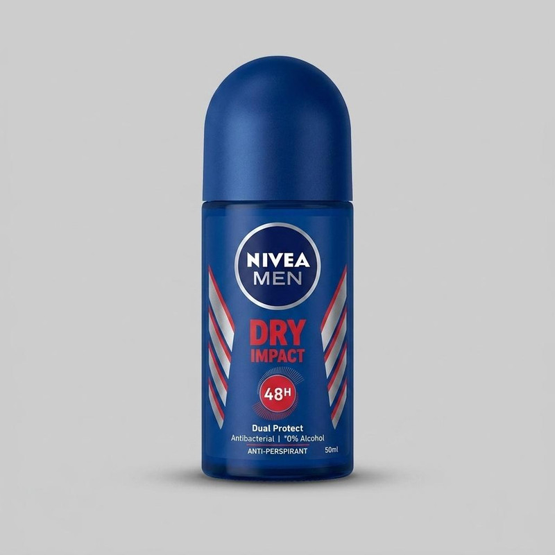 رول ضد تعریق مردانه نیوآ مدل Dry impact حجم 50 میلی لیتر