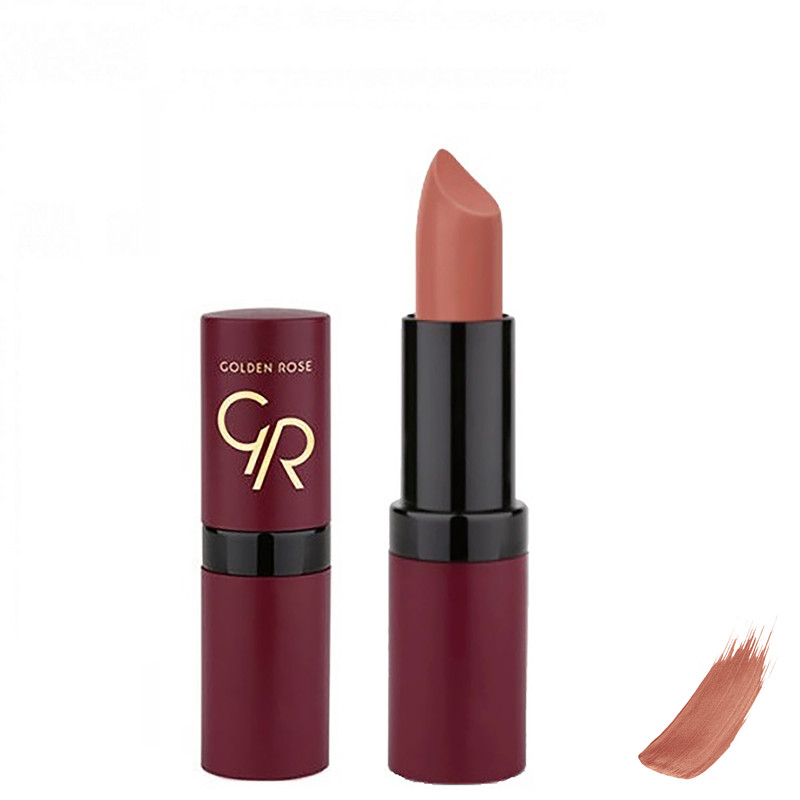 رژلب گلدن رز مدل Velvet شماره 27